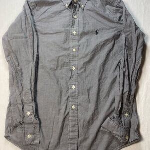 Ralph Lauren Black and White Checkered Shirt